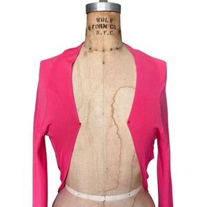 Toy G. Hot Pink Cropped Bolero with Bows Size M/L